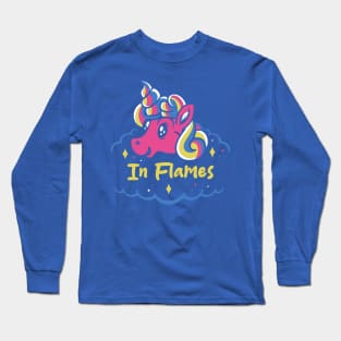 in flames and the unicorn Long Sleeve T-Shirt